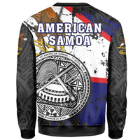 American Samoa Seal Sweatshirt My Blood - Polynesian Pride