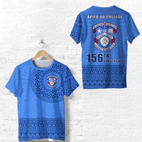 APIFOOU COLLEGE T Shirt Happy Anniversary Unisex Blue - Polynesian Pride