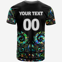 Custom New Zealand Rugby T Shirt Maori Haka Papua Shell style LT6 - Polynesian Pride