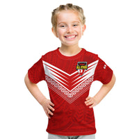 Polynesian Pride Tonga Rugby Tongan Kupesi Ngatu Design T Shirt LT9 - Polynesian Pride