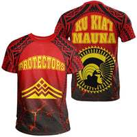 Hawaii Protect Mauna Kea T Shirt Gel Style Unisex Red - Polynesian Pride