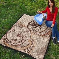 Tonga Premium Quilt - Hibiscus Flowers Vintage Style - Polynesian Pride