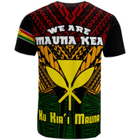 Hawaii Mauna Kea Kanaka Polynesian T Shirt Hill Style - Polynesian Pride