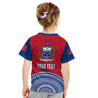 (Custom Personalised) Tuamasaga Samoa T Shirt Kid Polynesian Pattern LT13 - Polynesian Pride