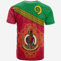 Custom Vanuatu T Shirt Pattern Sand Drawing LT13 - Polynesian Pride