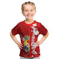 (Custom Personalised) Tonga Unique T Shirt Kid Camouflage With Tongan Pattern LT13 Youth XL Size14 - Polynesian Pride