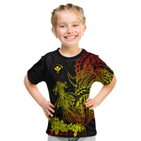 Hawaii Polynesian T Shirt Kid Wild Hammerhead Sharks Fresh Life LT13 Youth XL Size14 - Polynesian Pride
