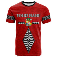 Custom Tonga Polynesian Couple T Shirt Ngatu Valentine Tongan KING and QUEEN LT13 - Polynesian Pride