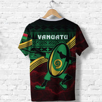 Vanuatu Rugby T Shirt Dab Trend Creative - Polynesian Pride