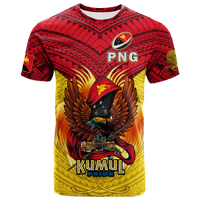 Papua New Guinea Rugby Kumul Pride T Shirt LT2 YELLOW - Polynesian Pride