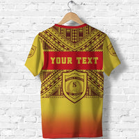 Custom Samoa College T Shirt Tattoo Simple Sports Style - Polynesian Pride