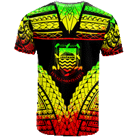 Tuvalu Polo Shirt A Piece Of My Heart - Polynesian Pride