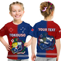 (Custom Personalised) TokoUso T Shirt KID Tonga and Samoa United We Stand Divided We Fall LT14 Youth XL Size14 - Polynesian Pride