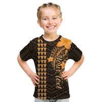 (Custom Personalised) Hawaii T Shirt KID Kakau Kanaka Maoli Combine Polynesian Shark Ver.01 LT14 - Polynesian Pride