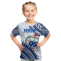 HRPP Samoa T Shirt KID Samoan Coat Of Arms Polynesian Pattern LT14 Youth XL Size14 - Polynesian Pride