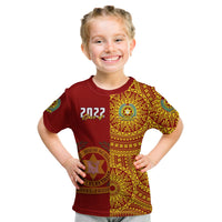 (Custom Text and Number) Tonga Vavau High School T Shirt Class of Year Tongan Ngatu Pattern LT14 - Polynesian Pride