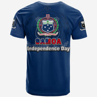 Samoa Independence Day Tribal Tattoo Coat Of Arms T Shirt No.3 LT6 - Polynesian Pride