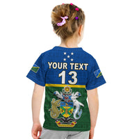 (Custom Text and Number) Solomon Islands National Day T Shirt Independence Day Tapa Pattern LT13 - Polynesian Pride