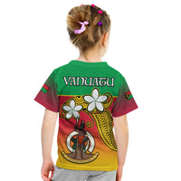 (Custom Personalised) Vanuatu Novelty T Shirt KID Frangipani Tropical Spa Flower LT13 - Polynesian Pride