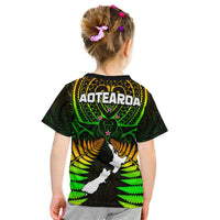 Aotearoa Fern T Shirt New Zealand Hei Tiki Special Style LT13 - Polynesian Pride