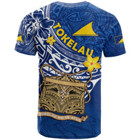 Tokelau T Shirt National Badge Polynesian Happy 74th Independence Anniversary LT14 - Polynesian Pride