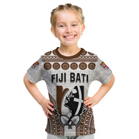 Custom Fiji Rugby Bati T Shirt Proud Tapa Pattern LT13 - Polynesian Pride