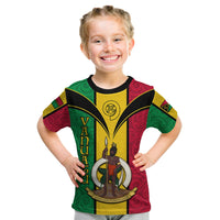 (Custom Text and Number) Vanuatu T Shirt KID Pig Tusk Polynesian LT13 - Polynesian Pride