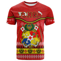 Custom Tonga Christmas T Shirt Tongan Ngatu Kilisimasi Fiefia LT14 - Polynesian Pride