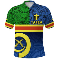 Vanuatu Tafea Province Day Polo Shirt Tafea Flag Color Style LT9 Blue - Polynesian Pride