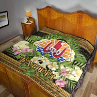 Tahiti Premium Quilt - Polynesian Gold Patterns Collection - Polynesian Pride