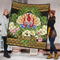 Tahiti Premium Quilt - Polynesian Gold Patterns Collection - Polynesian Pride
