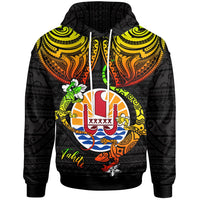 Tahiti Hoodie Lizard Good Chest Unisex Reggae - Polynesian Pride