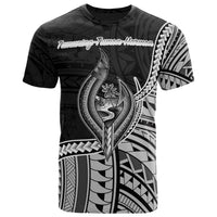 Guam T Shirt Tamuning Tumon Harmon Polynesian Patterns Unisex Black - Polynesian Pride