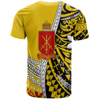 Tonga Terra Marique T Shirt Gold Polynesian Minimalist Style LT9 - Polynesian Pride