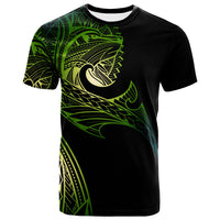 Polynesian T Shirt Leader Wolf Is You Gradient Color Unisex Black - Polynesian Pride