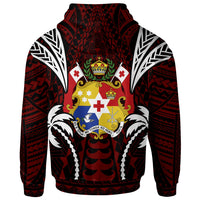 Tonga Hoodie Blood Runs Through My Veins Style Flag - Polynesian Pride