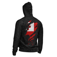 Polynesian All Over Print Hoodie Tonga In Me - Polynesian Pride