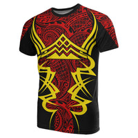 Hawaiian Mauna Kea Polynesian T shirt Armor Style - Polynesian Pride