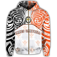 hawaiiZipper Hoodie Kanaka James Campbell High School Zipper Hoodie Demodern Style - Polynesian Pride