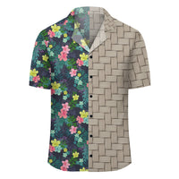 Tropical Hibiscus Lauhala Moiety Hawaiian Shirt - Polynesian Pride