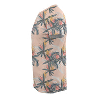 Hawaii Tropical Pattern Pink T Shirt - Polynesian Pride