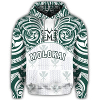 Hawaii Hoodie Kanaka Molokai High School Hoodie Demodern Style - Polynesian Pride