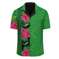 (Personalized) Hawaii Hibiscus Flowers Polynesian - Hawaiian Shirt - Domi Style - Polynesian Pride