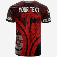 Kolisi Tonga Atele Custom T Shirt Roaring Lion LT7 - Polynesian Pride