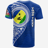 Custom Vanuatu Malampa Province T Shirt Malampa Emblem LT7 - Polynesian Pride