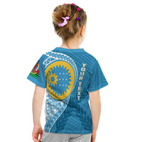 (Custom Personalised) Vanuatu Sanma Province Kid T - Shirt Sanma Emblem LT7 - Polynesian Pride