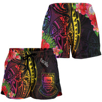 Tuvalu Women's Shorts - Tropical Hippie Style - Polynesian Pride