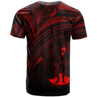 Vanuatu T Shirt Red Color Cross Style - Polynesian Pride