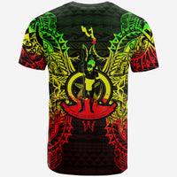 Vanuatu T Shirt Vanuatuan Coat of Arms Map Polynesian Tattoo Reggae - Polynesian Pride