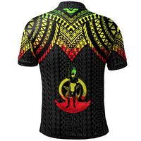 Vanuatu Polo Shirt Polynesian Armor Style Reagge - Polynesian Pride
